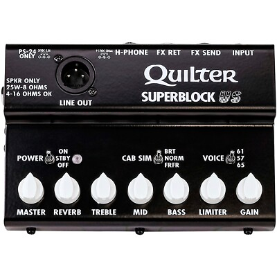 #ad Quilter Labs SUPERBLOCK US 25W Guitar Amp Head Black Refurbished