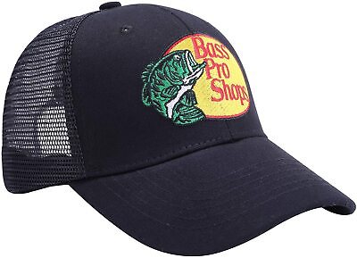 #ad Embroidered logo Bass Pro Shop Fishing Hat baseball hat Unisex Mesh Outdoor
