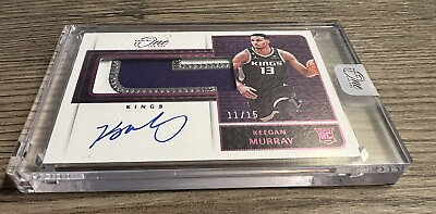 #ad #ad 2022 23 Panini One and One Keegan Murray Rookie Patch Auto Pink FOTL 15 RJJKMU