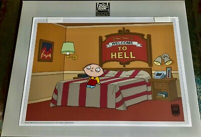 #ad Family Guy Cel Stewie In Hell The Untold Story Rare Seth Macfarlane Cell
