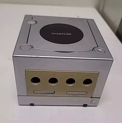 #ad Black Nintendo GameCube Video Game Console Only Works Cosmetically Flawed