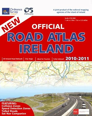 #ad Official Road Atlas Ireland 2010: All Ir... by Ordnance Survey Irel Spiral bound