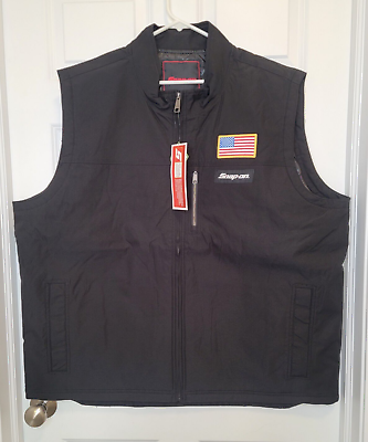 #ad SNAP ON TOOLS ZIP UP VEST MEN#x27;S XL NEW WITH TAG