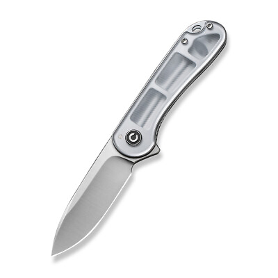 #ad CIVIVI Knives Elementum C907A 7 Polished Lexan Satin D2 Steel Pocket Knife