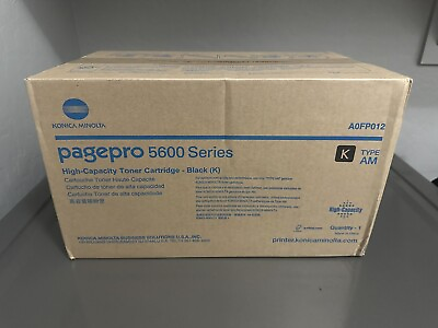 #ad Konica Minolta PagePro 5600 Series Black K Type AM Toner Cartridge A0FP012