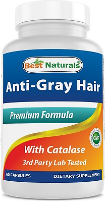 #ad Best Naturals Anti gray Hair formula 60 capsules