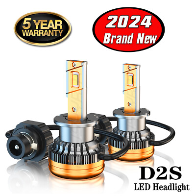 #ad D2S D2R HID to LED Conversion Headlight Bulb Plug amp; Play 6000K Kit 180W 20000LM