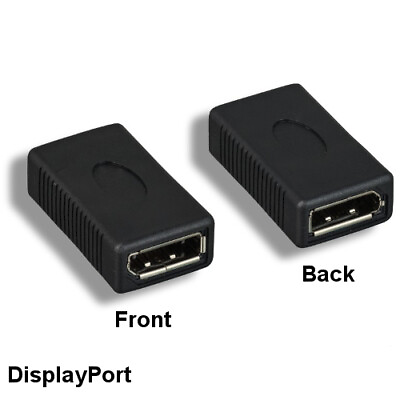 #ad Kentek Displayport Female to Female Adapter Coupler for Extend Cable Length Blk