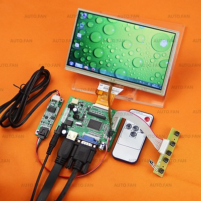 #ad 7quot; AT070TN90 Touch Screen Monitor For Raspberry Pi HDMIVGA2AV Lcd Driver
