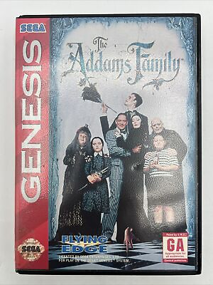 #ad Addams Family Sega Genesis 1994 Authentic Original Case Game