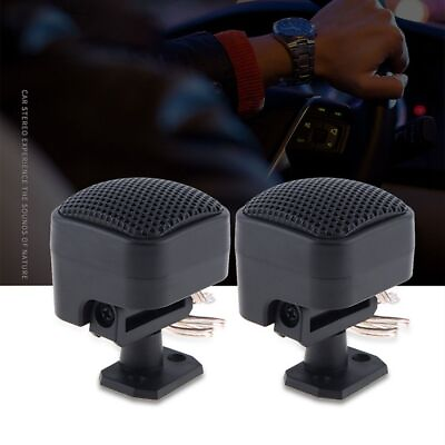 #ad 1 pair 500W Car Tweeters 91dB Sound Box Loudspeaker Automotive Accessory
