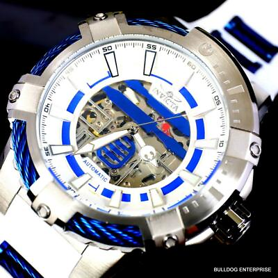 #ad Invicta Star Wars R2D2 Bolt Automatic 50mm Limited Edition White Watch New