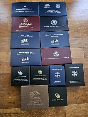 #ad United States Mint Empty Boxes