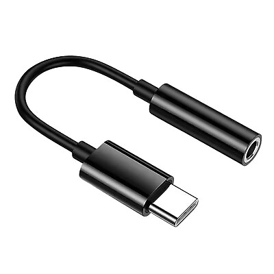 #ad USB C Type C Adapter Port to 3.5MM Aux Audio Jack Earphone Headphone Cable USB