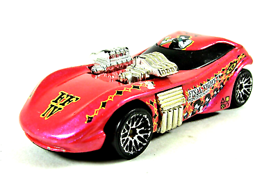 #ad Hot Wheels Final Fight IV Game Over Series Pink 1:64 Diecast Loose Twin Mill