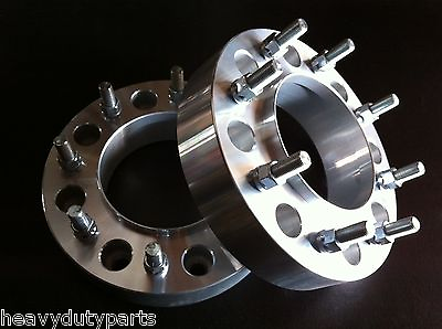 #ad 2 GMC 3500 HD 2011 2023 Hub Centric FRONT Dually Wheel Spacers adapters 2quot; 8x210