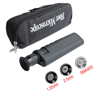 #ad Handhold 400X Fiber Optic Inspection Tool Fiber Optic Connector Microscope Scope