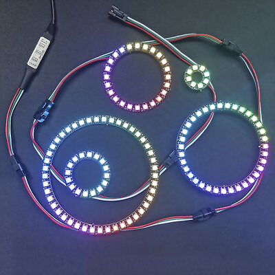 #ad 5V WS2812B LED Pixel Ring Panel Module Light 5050 RGB Circle Magic Color