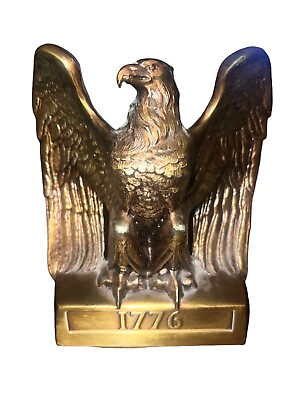 #ad #ad Vintage American Federal Brass Eagle Single Bookend PMC 114B