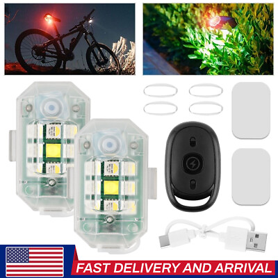 #ad High Brightness Wireless LED Strobe Light 7 Colors Rechargeable Flashing Lights