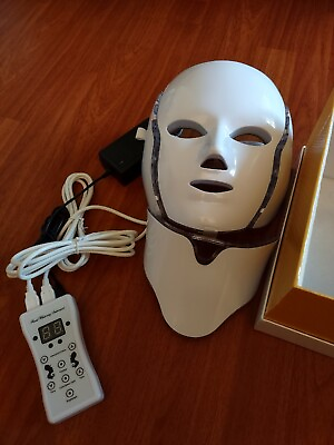 #ad Colorful LED Beauty Mask In Original Box Open Box