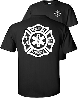 #ad Firefighter Paramedic T Shirt fire paramedic S 5X
