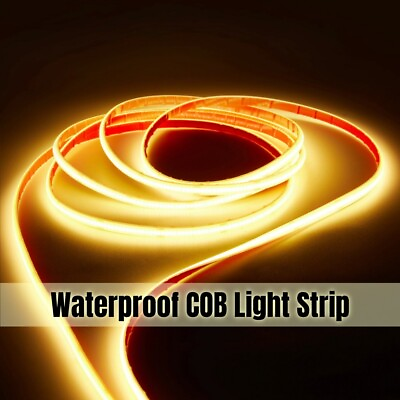 #ad #ad COB LED Strip Light 8mm 384 Leds High Density DC 24V Flexible Strip For Car Boat