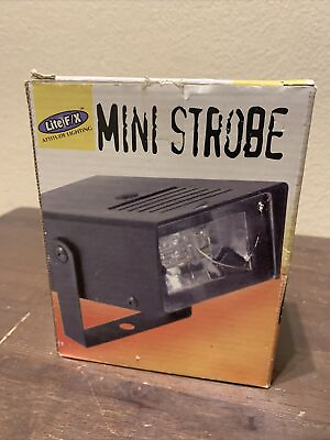 #ad Mini Strobe Light Variable Speed w Mounting Bracket Model 1823