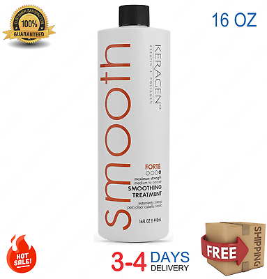 #ad Keragen Keratin Smoothing Treatment Forte infused with Chocolate 16oz