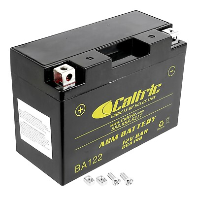 #ad Caltric AGM Battery for Yamaha Raptor 700 YFM700R 2006 2020 12V 8Ah CCA 140
