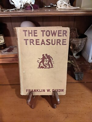 #ad The Tower Treasure Hardy Boys Series Franklin W. Dixon 1927 Early print ODD