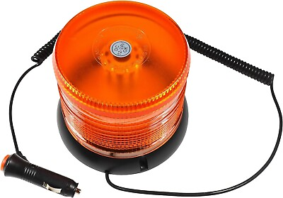 #ad HQRP 12V DC Magnetic Base Amber LED Strobe Mini Lightbar 60 LEDs SMD5050 360°