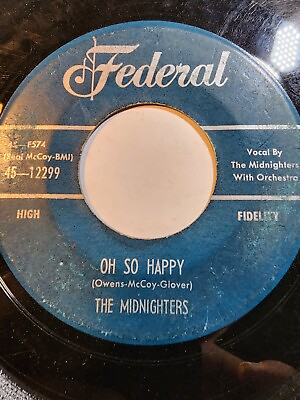 #ad The Midnighters Oh So Happy Is Your Love For Real Federal GOOD F294