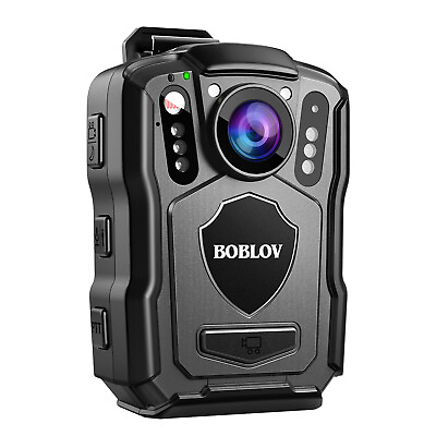 BOBLOV M5 GPS Police Body Camera HD 1440P 128G 4200MAH Battery Night Vision
