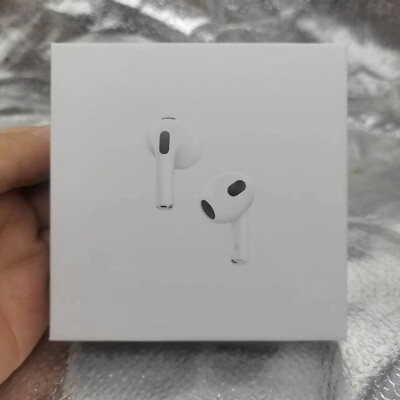 #ad #ad Apple airpods 3rd generation Bluetooth wireless earphone charging case white