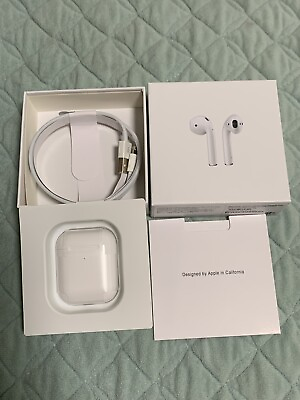 #ad Apple AirPods 2nd Generation With Earphone Earbuds amp; Wireless Charging Box USA