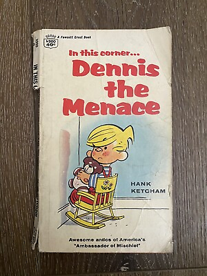 #ad Vintage 1966 Dennis The Menace In This Corner Comic Book