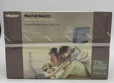#ad Maxtor Basics Personal Storage 3200 200 GB External Hard Drive New