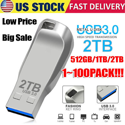 #ad 1TB 2TB USB 3.0 Flash Drive Thumb U Disk Memory Stick Pen PC Laptop Storage lot