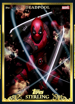 #ad ⭐TOPPS MARVEL COLLECT DEADPOOL TAKEOVER 24 PURE PLATINUM GOLD LEGENDARY CARD⭐