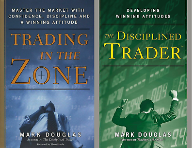 #ad Trading in the Zone and The Disciplined Trader PAPERBACK by Mark Douglas