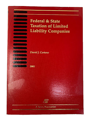 Federal and State Taxation of Limited Liability Companies Paperback Book 2002