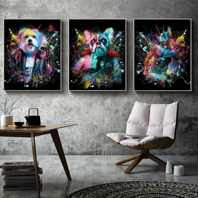 #ad Animal Painting Canvas Pictures Figure Wall Art Print Modern For Home Decor
