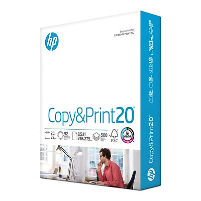 #ad HP Copy amp; Print20 20lb 8.5 x 11 500 Sheets
