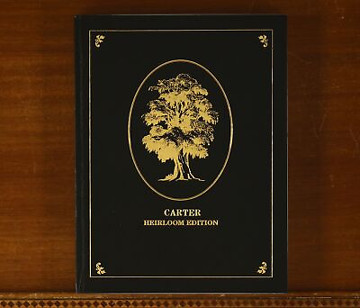 #ad The Carters since 1618 Vol. 1 Carter Heirloom Edition Family Genealogy Research