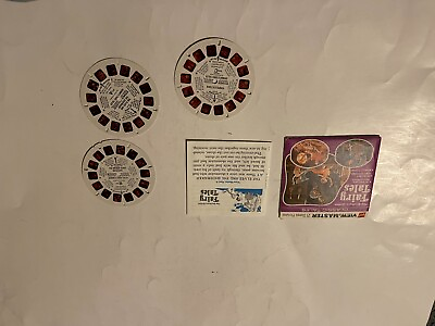 #ad B312 The Brothers Grimm Fairy Tales 1955 View Master 21 Stereo Pictures 3 Reels