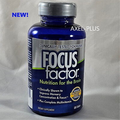 #ad FOCUS Factor Brain Nutrition Supplement 180 ct