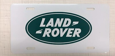 #ad Land Rover Aluminum License Plate