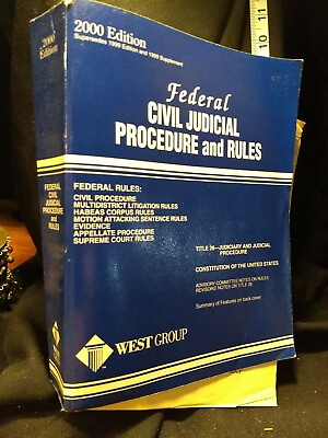 #ad #ad Federal Civil Judicial Procedure 2000