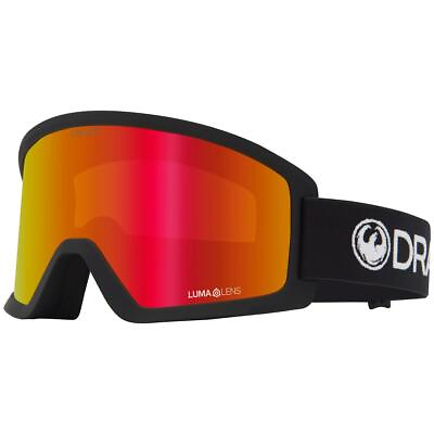 #ad Dragon DX3 L OTG Goggles Men#x27;s Black LumaLens Red Ion